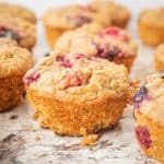 PB and J Oatmeal Cups on Counter