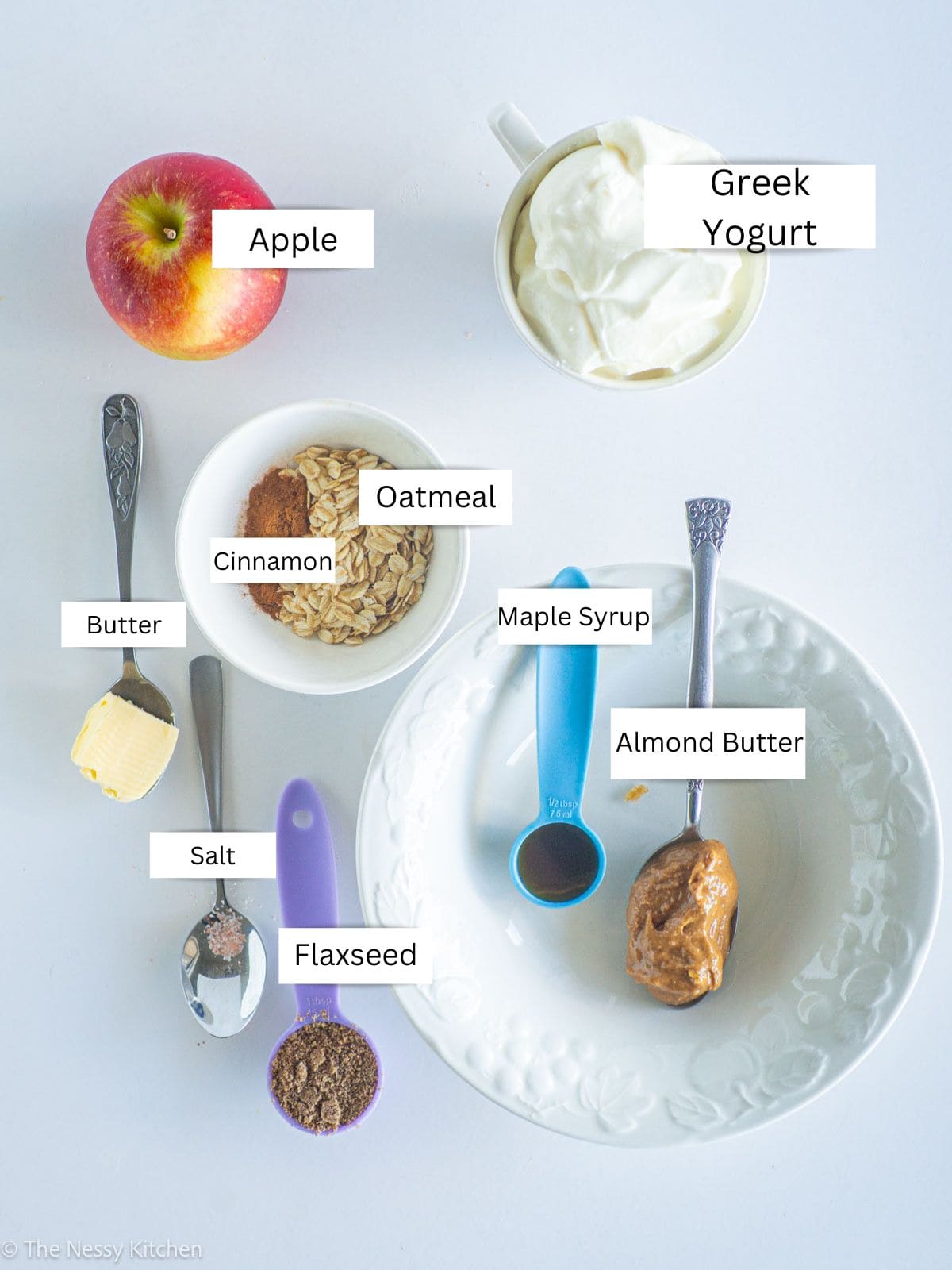 Ingredients on counter.